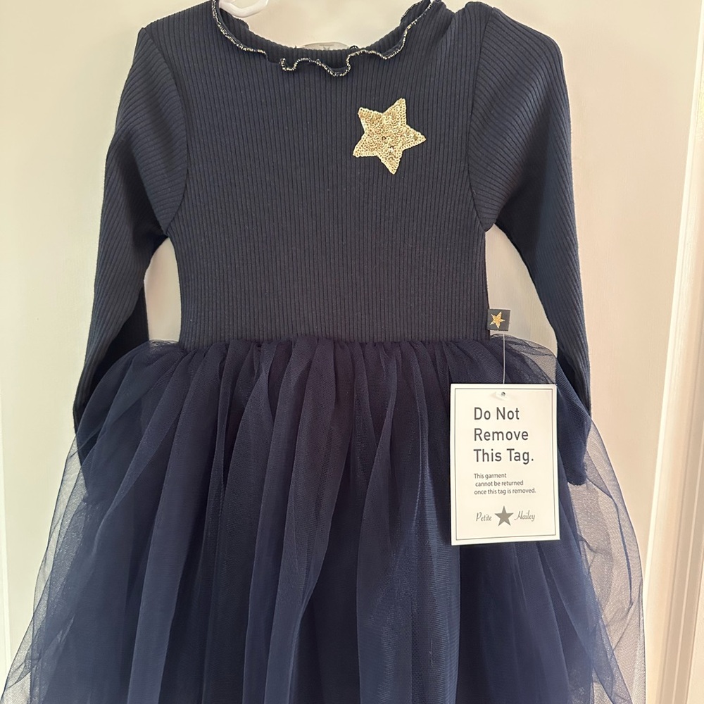 Navy Blue Kids Dress
